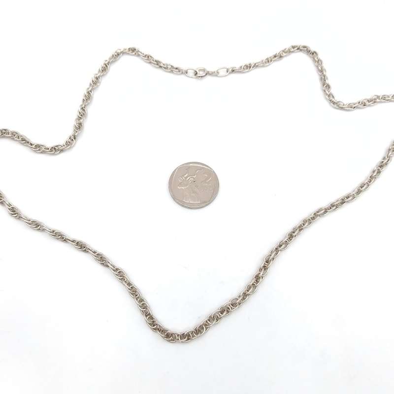 Sterling silver chain necklace