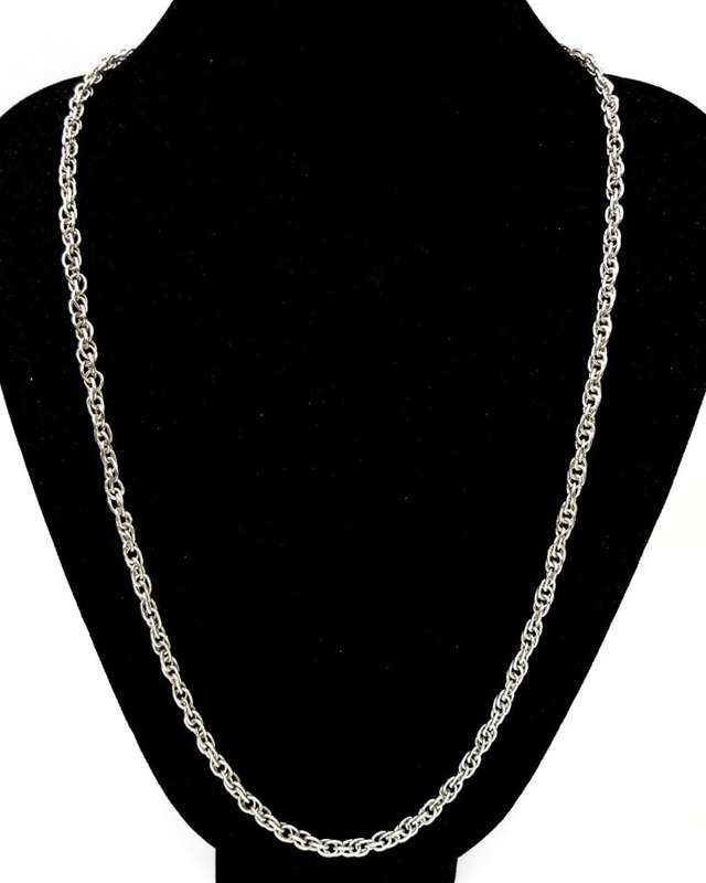 Sterling silver chain necklace