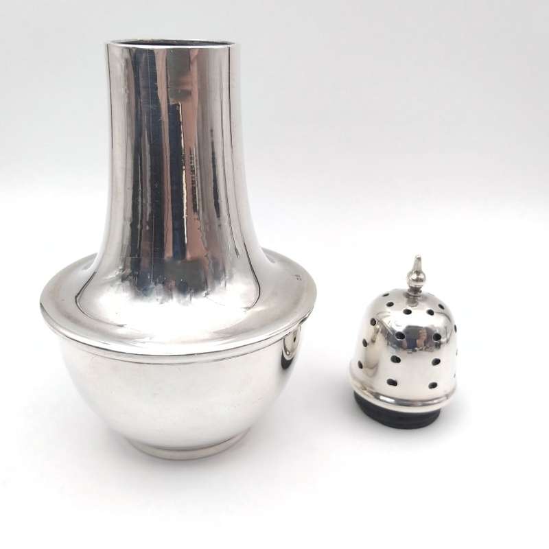Art Deco sterling silver sugar castor