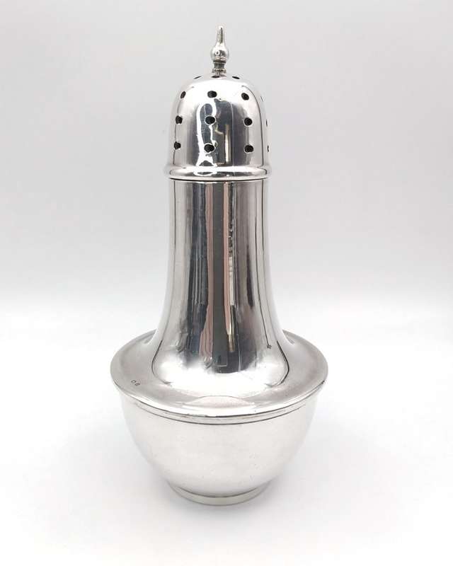 Art Deco sterling silver sugar castor
