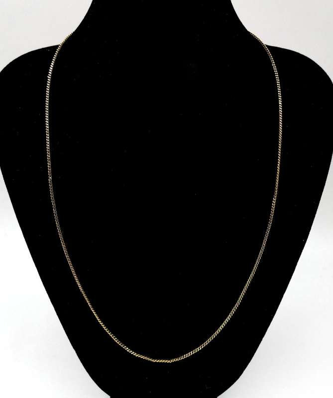 Vintage curb link chain (9ct gold)