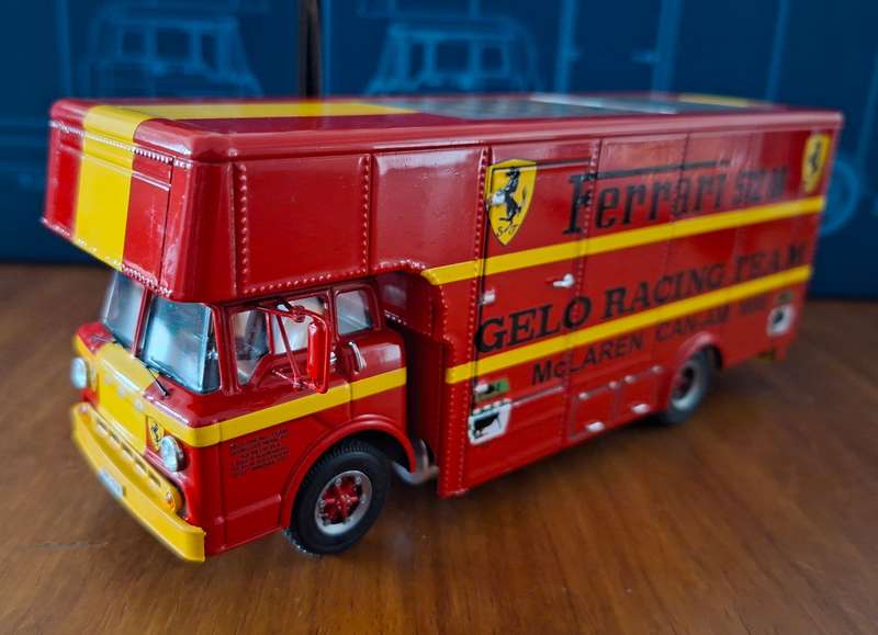 C-Type Ferrari Race Car Transporter
