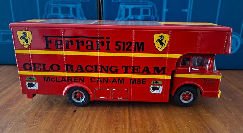 C-Type Ferrari Race Car Transporter