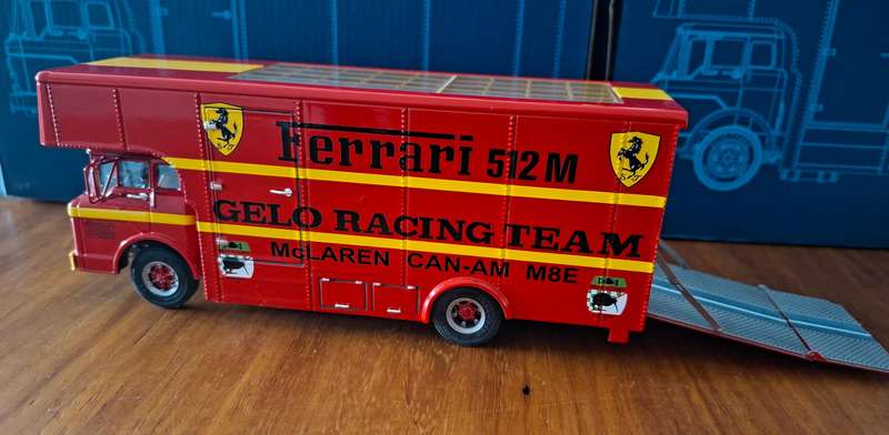 C-Type Ferrari Race Car Transporter