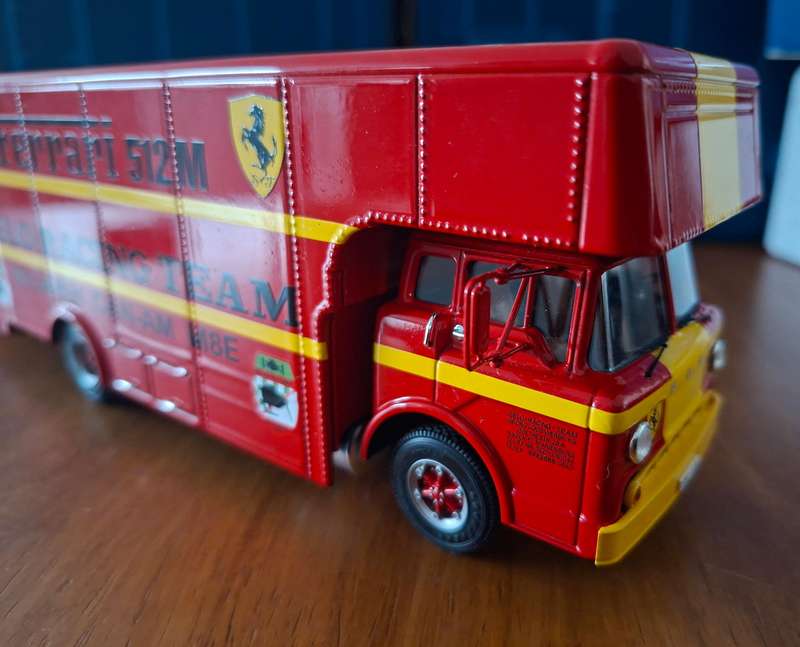 C-Type Ferrari Race Car Transporter