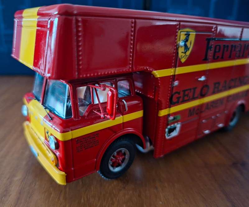 C-Type Ferrari Race Car Transporter