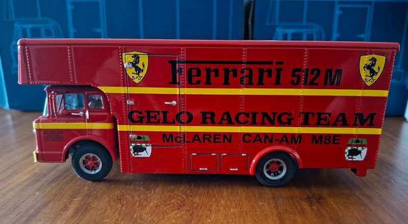 C-Type Ferrari Race Car Transporter