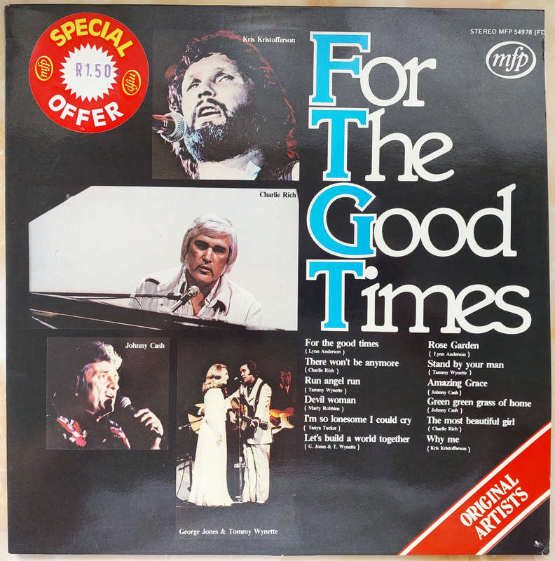 FOR THE GOOD TIMES - Original Artists
