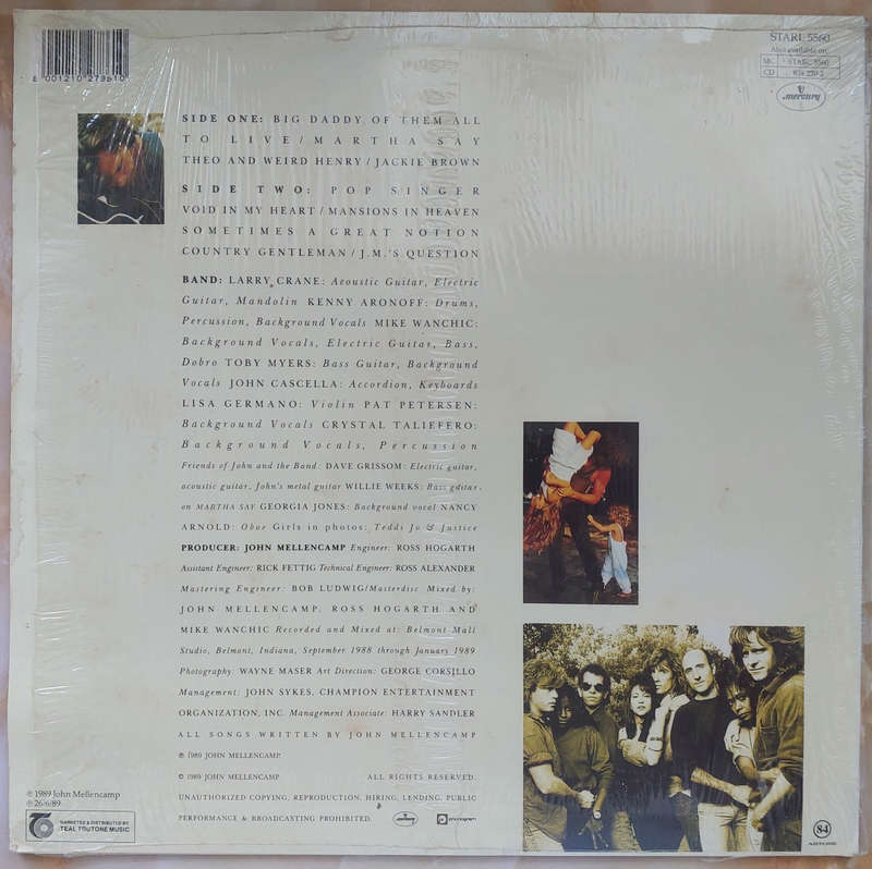 JOHN COUGAR MELLENCAMP - Big Daddy