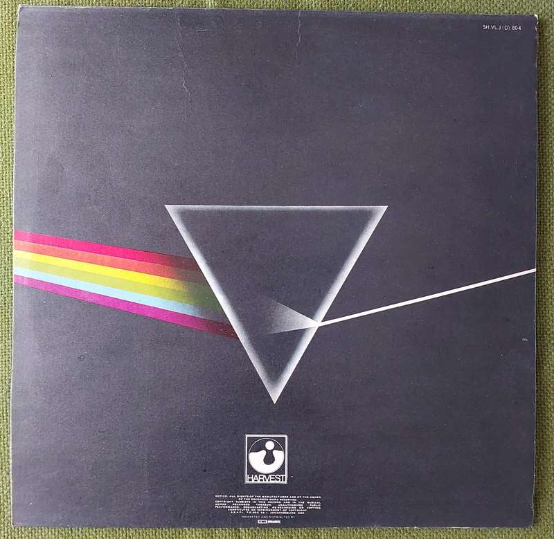 PINK FLOYD - DARK SIDE OF THE MOON (RHODESIA)