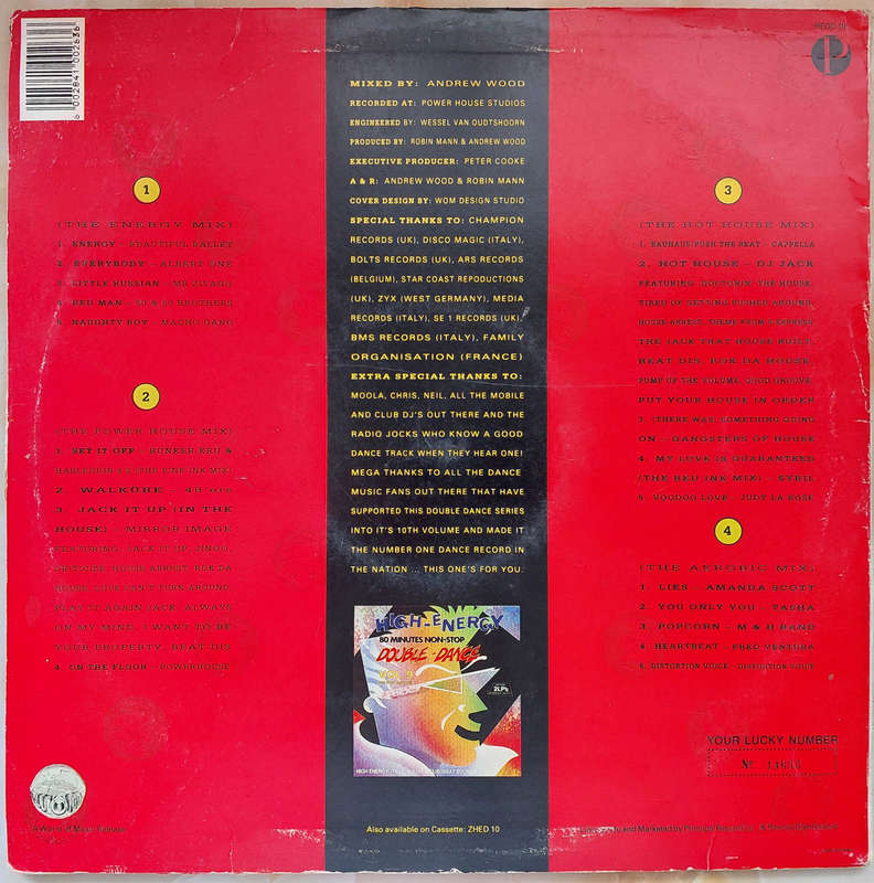 HIGH - ENERGY 10 - 80 Minutes Non - Stop Double Dance (Double Album)