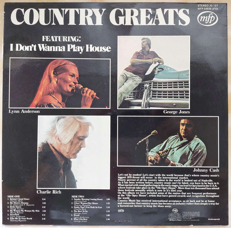 COUNTRY GREATS - Original Artists
