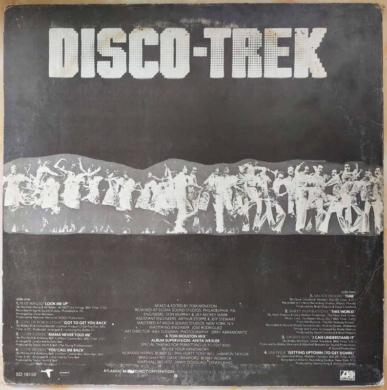 DISCO TREK - Original Artists (Red Atlantic Label)