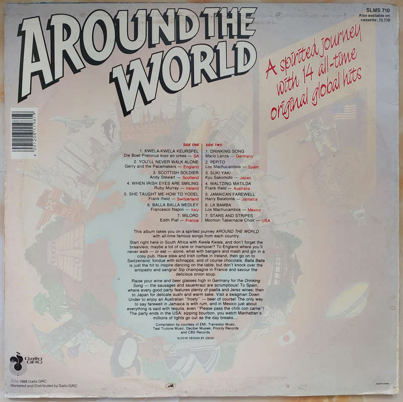 AROUND THE WORLD - 14 All-Time Original Global Hits