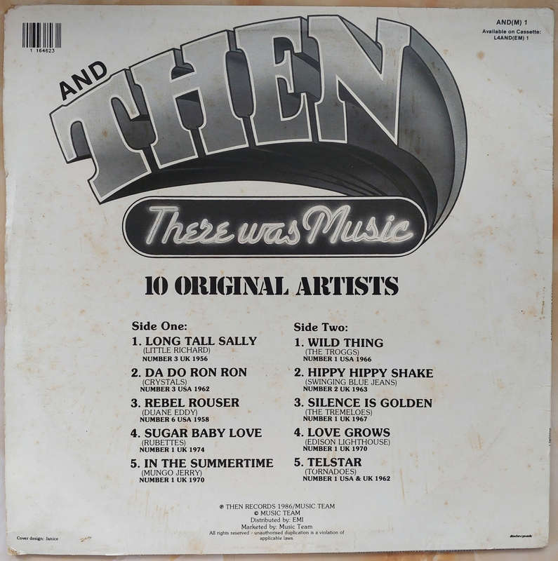 AND THEN THERE WAS MUSIC VOL 1 - Original Artists (Yellow Vinyl)