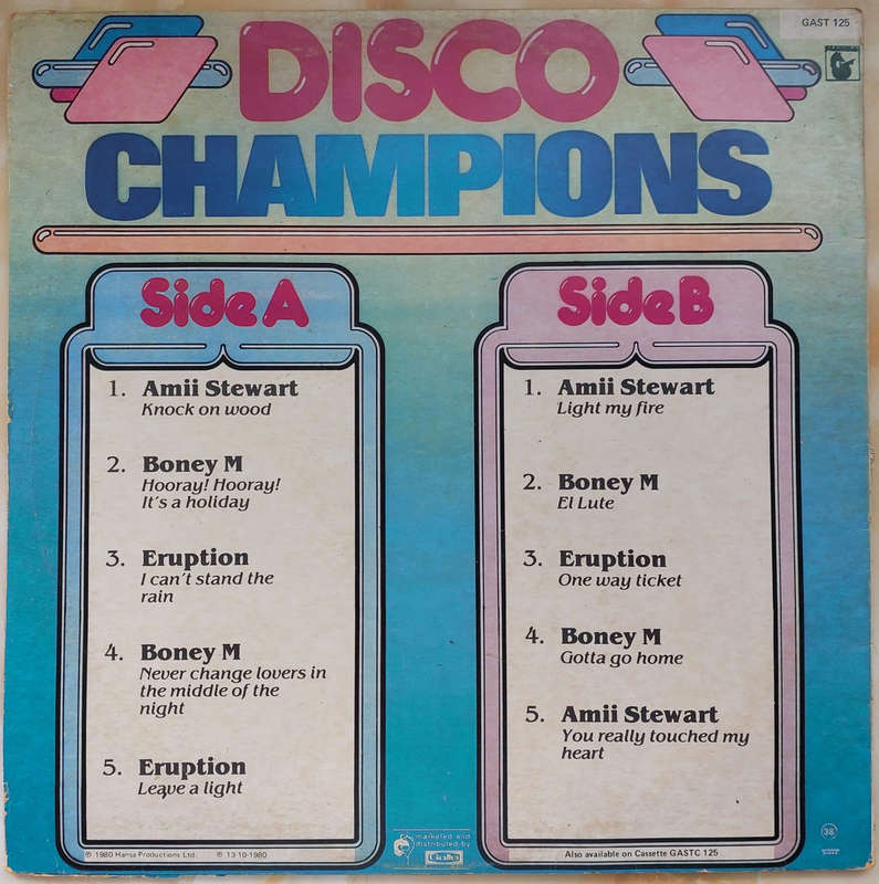 DISCO CHAMPIONS - Boney M / Eruption / Amii Stewart