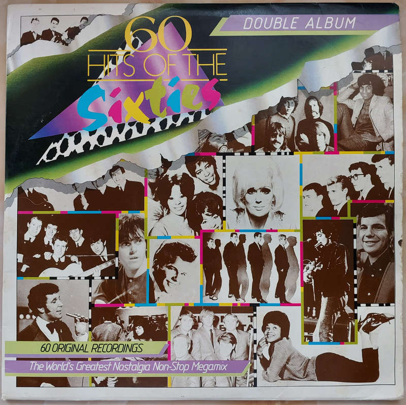 60 HITS OF THE SIXTIES - Non Stop Megamix (Double Album Original Artists)