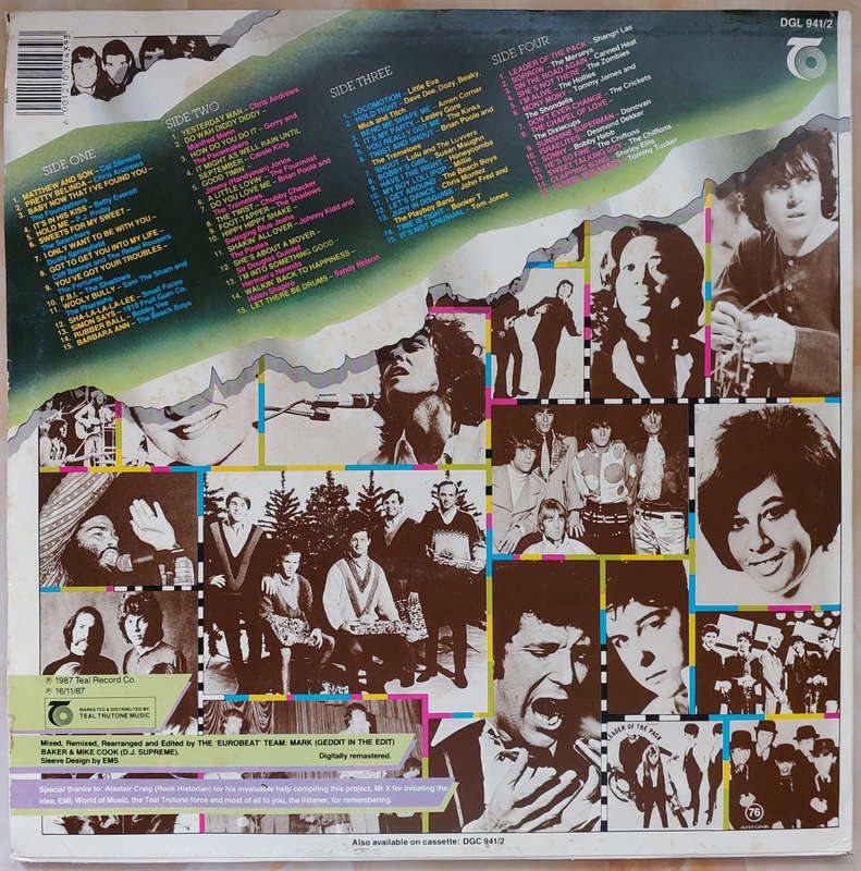 60 HITS OF THE SIXTIES - Non Stop Megamix (Double Album Original Artists)