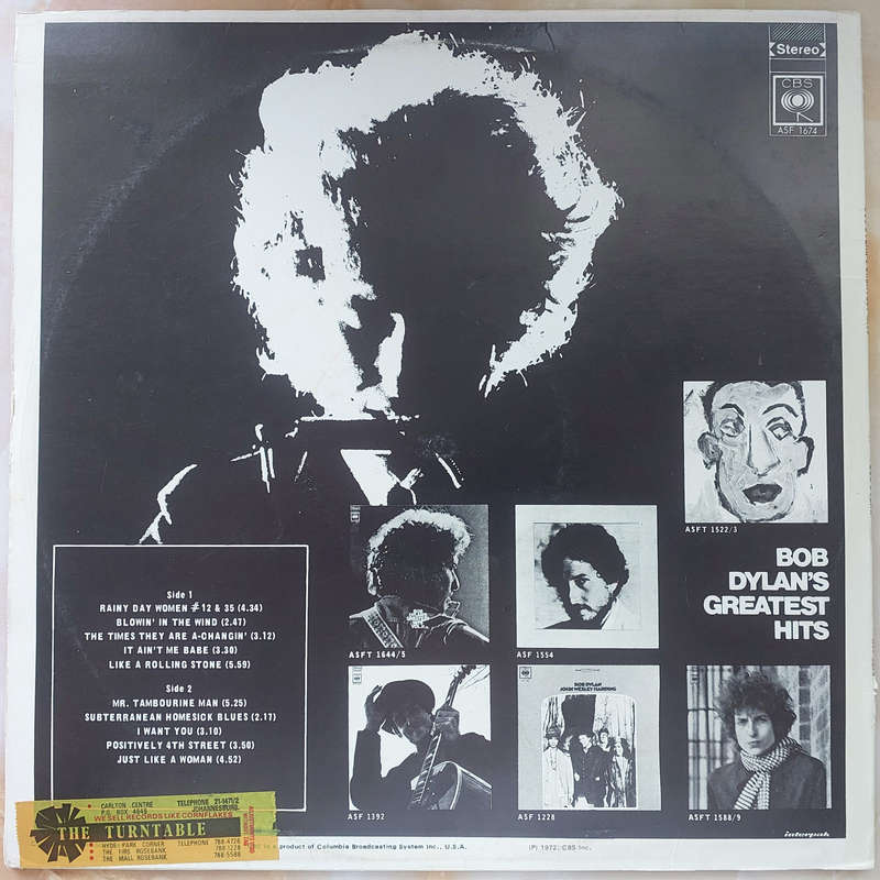 BOB DYLAN - Greatest Hits