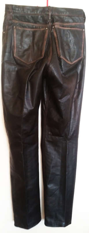 Bikers pants - unisex soft leather lined - slightly damaged