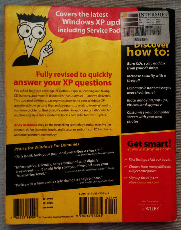 Windows XP for dummies by Andy Rathbone