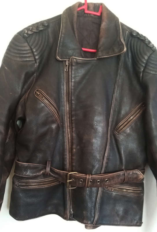 Wing genuine leather vintage bikers jacket - handmade