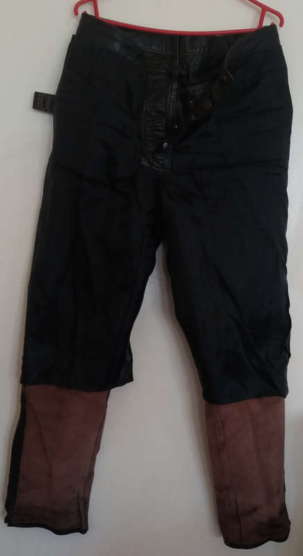 Bikers pants - unisex soft leather lined