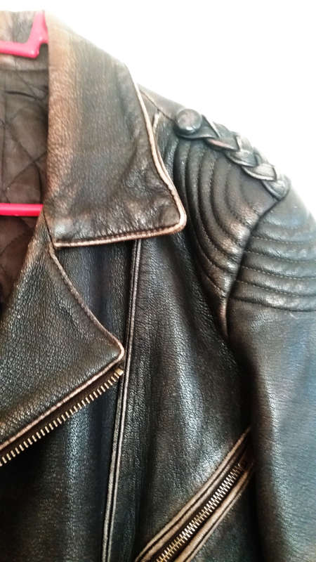 Wing genuine leather vintage bikers jacket - handmade