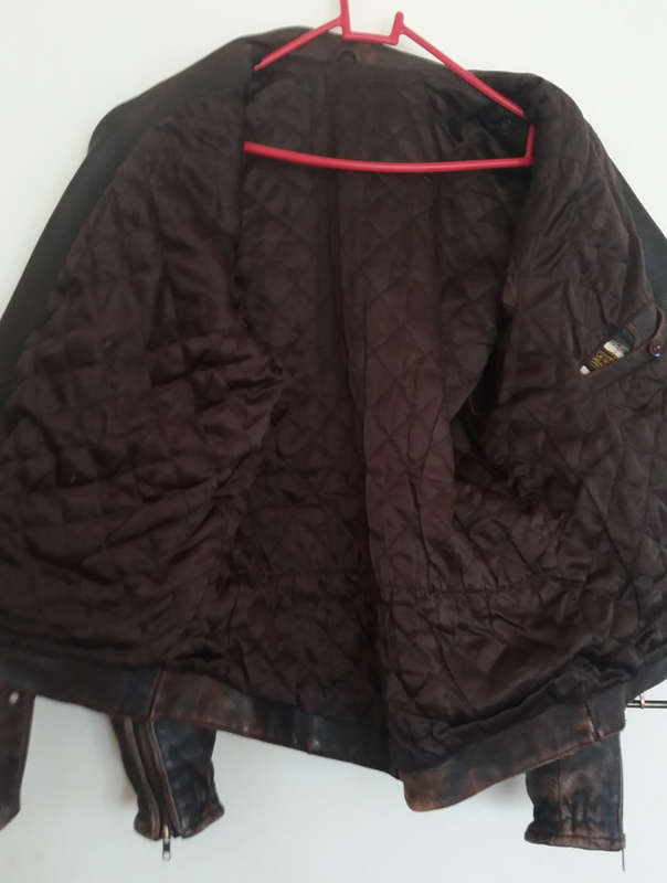 Wing genuine leather vintage bikers jacket - handmade