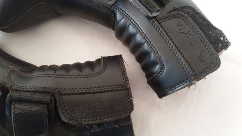 Vixen motorcycle leather boots - women size 6