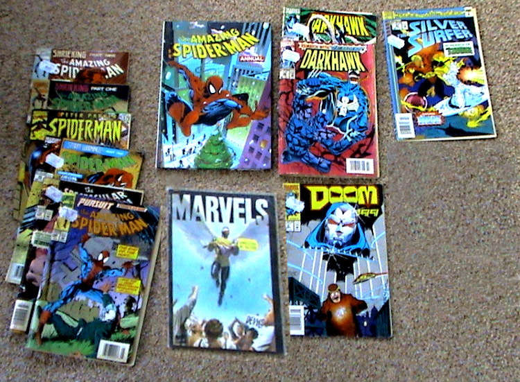 Marvel: The Amazing Spider-Man Annual (1994) and 11 comics Darkhawk, Spiderman, Doom etc
