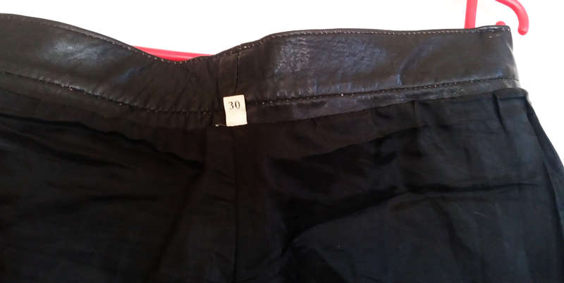 Bikers pants - unisex soft leather lined