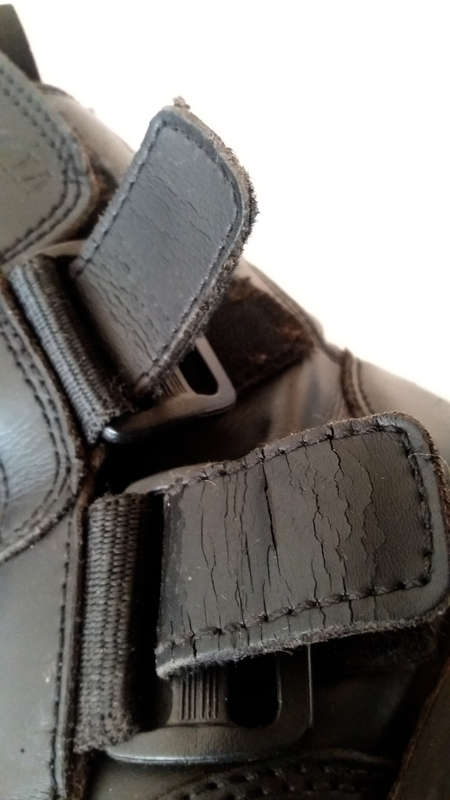 Vixen motorcycle leather boots - women size 6