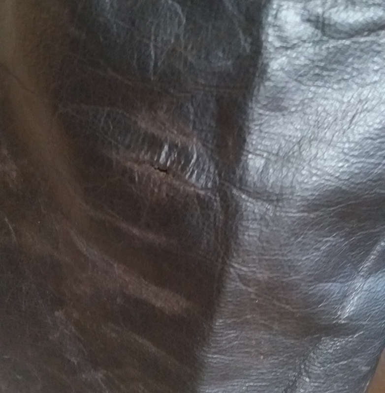 Bikers pants - unisex soft leather lined - slightly damaged
