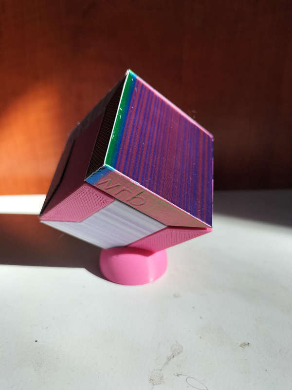 3D printed 3 piece puzzle