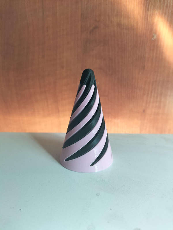 3D printed Spiral Cone