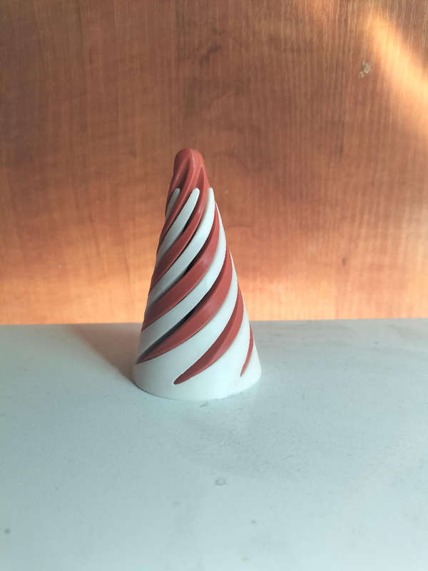 3D printed Spiral Cone