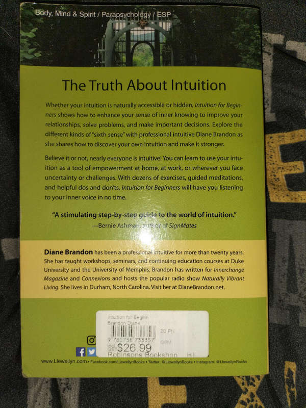 Intuition for Beginners by Diane Brandon