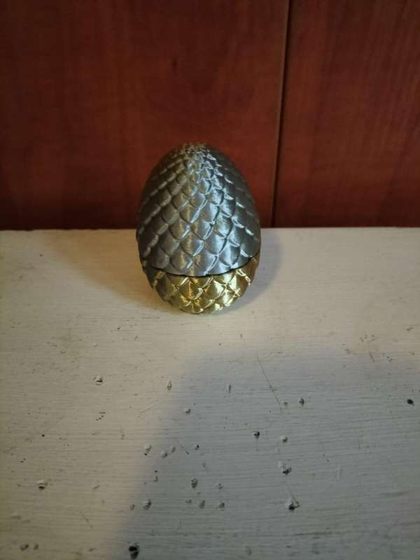 3D Printed Dragon Egg