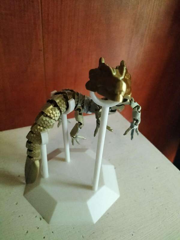 Articulated 3D Printed Dragon