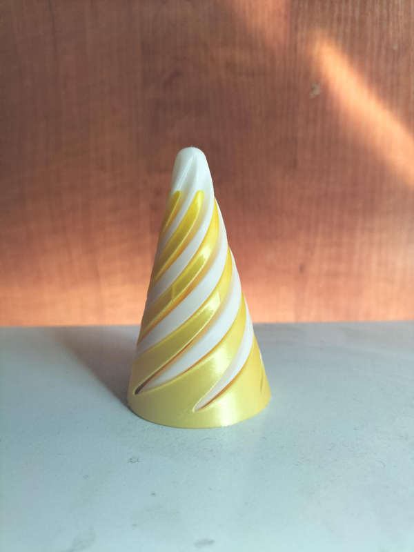 3D printed Spiral Cone