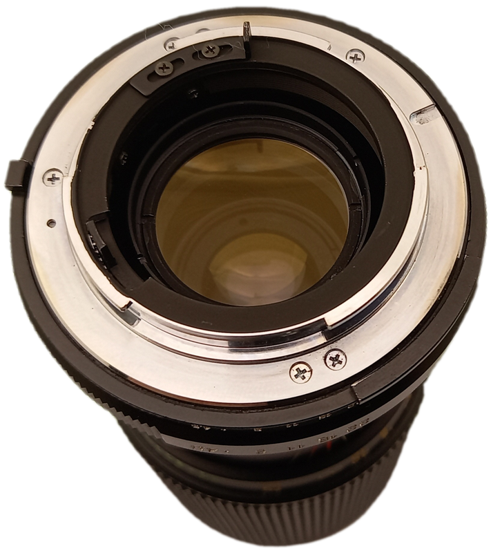 Pre-owned Makinon MC Zoom F70-200m 14,5  - 55mm Auto Focus Lens with bag and caps