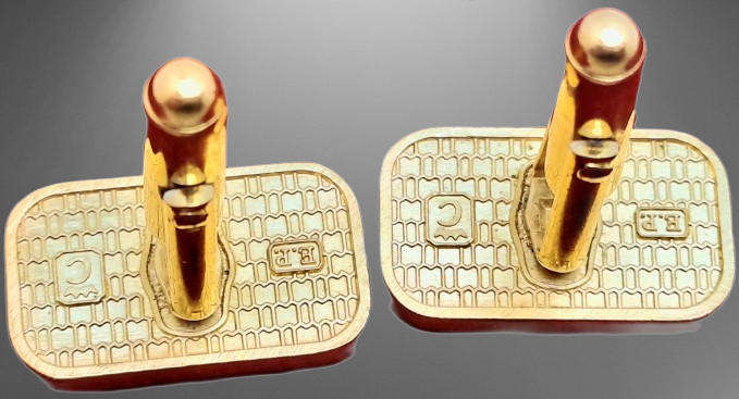 A Pair of Vintage M&R ENGINEERING Cufflinks - No Box