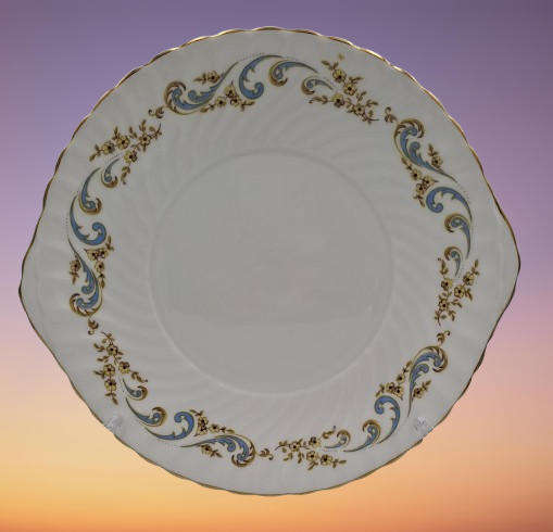Vintage Royal Grafton MARLBOROUGH Pattern Cake Plate -Fine Bone China
