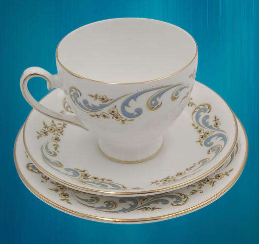 Replacement Vintage Royal Grafton MARLBOROUGH TRIO Smooth Pattern -Fine Bone China (2 Available)