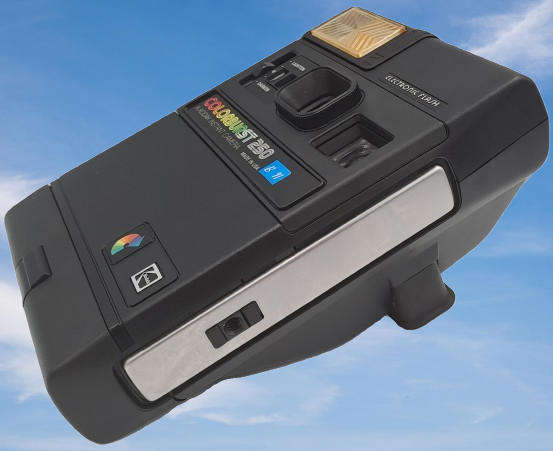 1980`s Kodac ColorBurst 250 Instant Camera in leather bag (Display Piece not working)