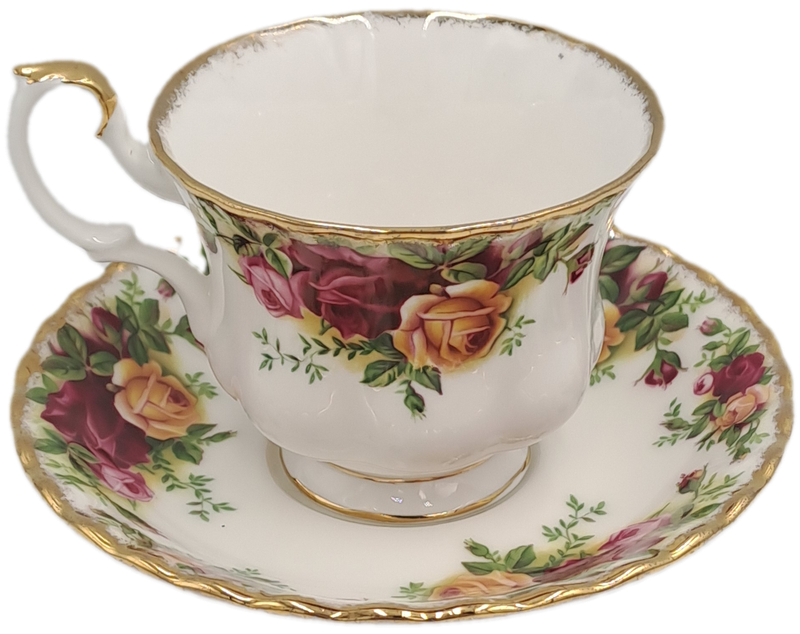 Vintage 1962 Royal Albert  "OLD COUNTRY ROSES" Tea Duo(2 Available)