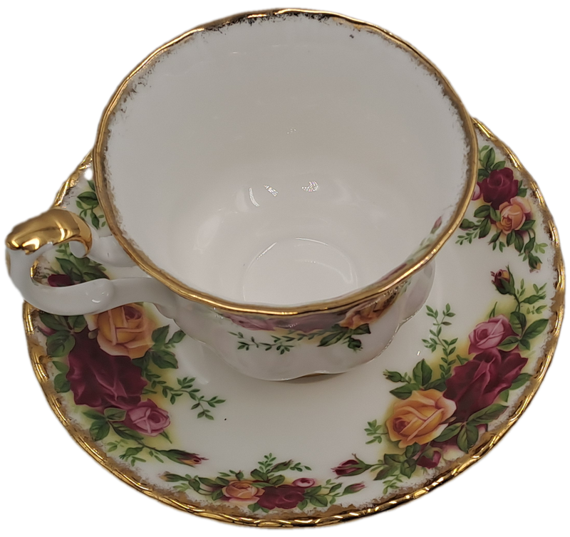 Vintage 1962 Royal Albert  "OLD COUNTRY ROSES" Tea Duo(2 Available)
