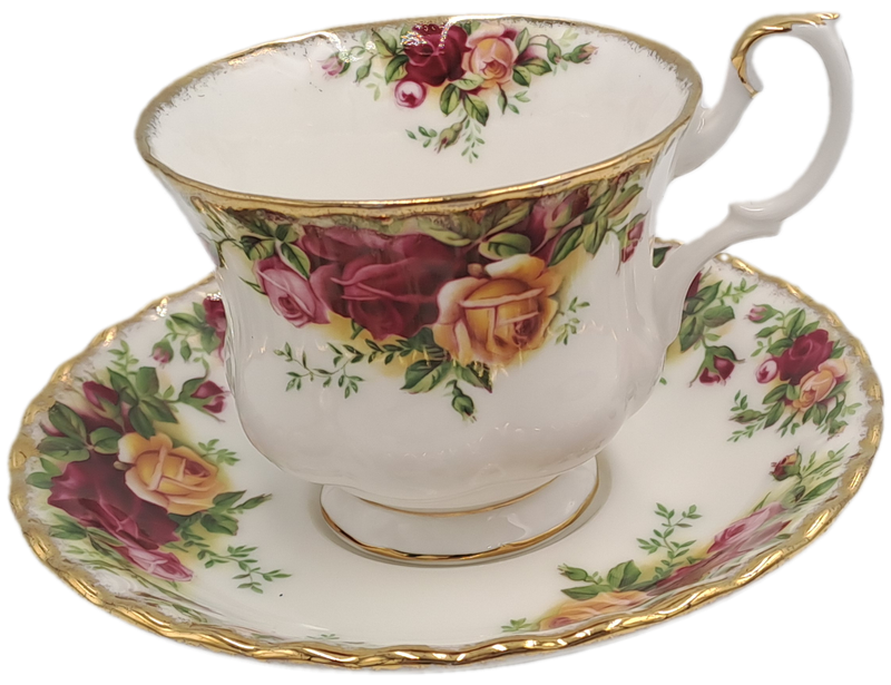 Vintage 1962 Royal Albert  "OLD COUNTRY ROSES" Tea Duo(2 Available)