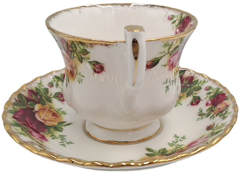 Vintage 1962 Royal Albert  "OLD COUNTRY ROSES" Tea Duo(2 Available)